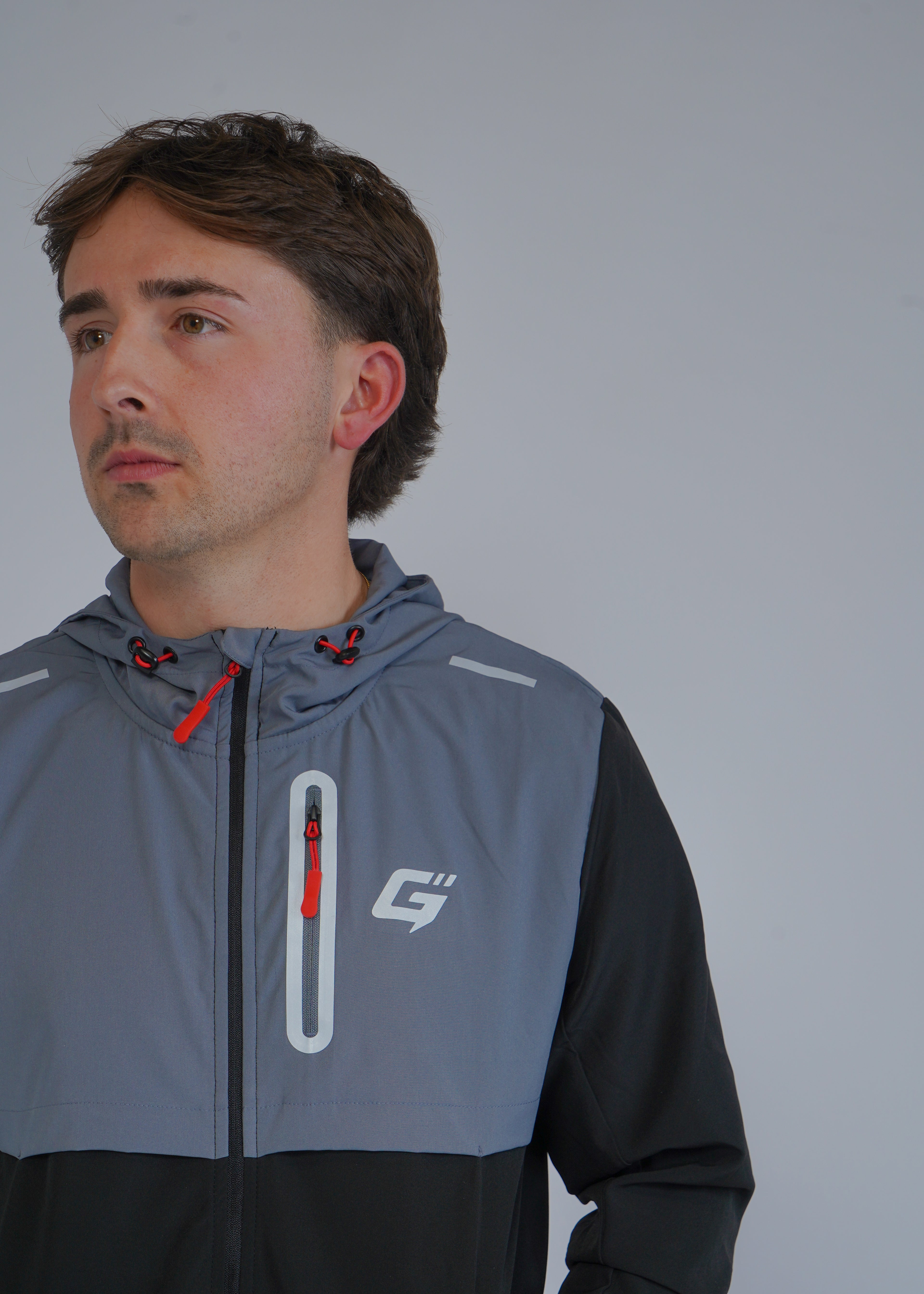 REFLECT 1.0 TRACKSUIT - BLACK/SLATE/SOLAR RED