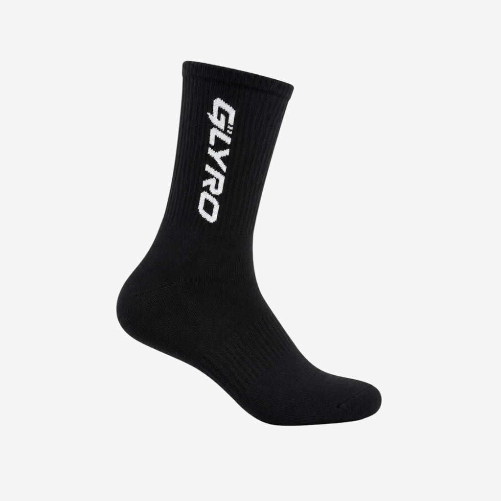 GLYRO ACTIVE CREW SOCKS - BLACK