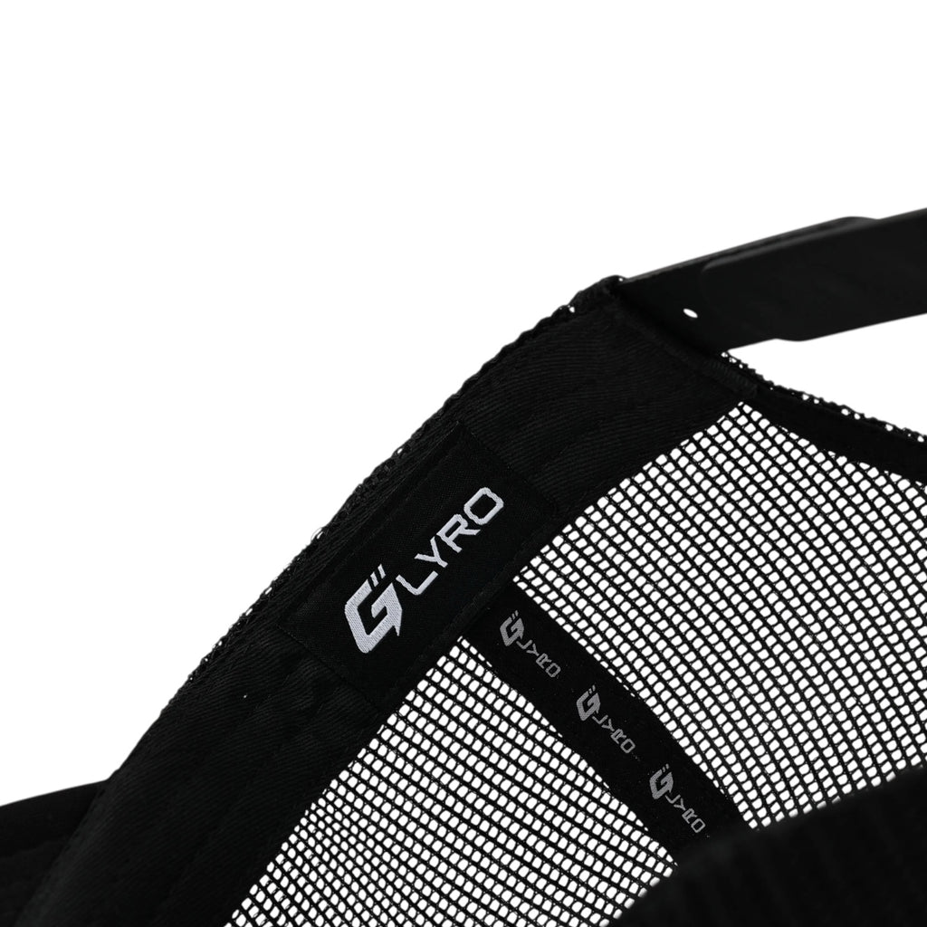 GLYRO LOGO TRUCKER HAT - BLACK